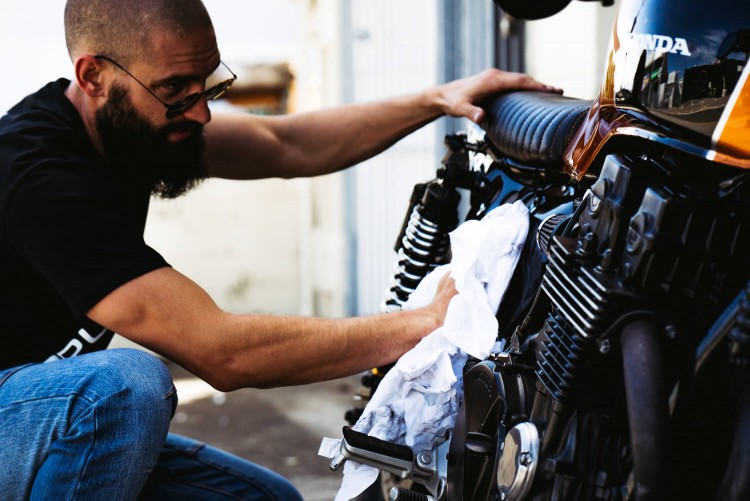 Honda CB750 Brat-Cafe 4