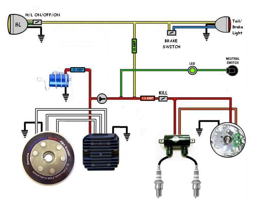 Kickstart only wiring diagram