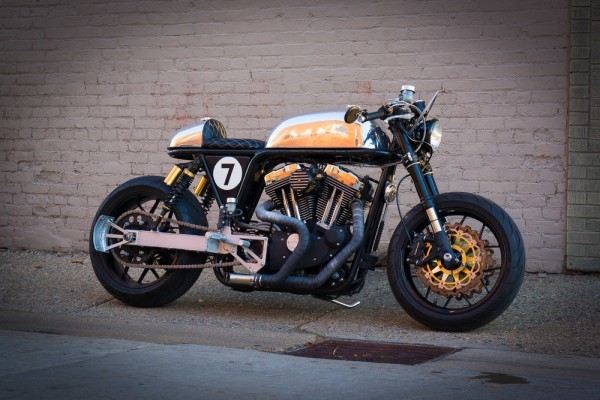 custom sportster cafe racer