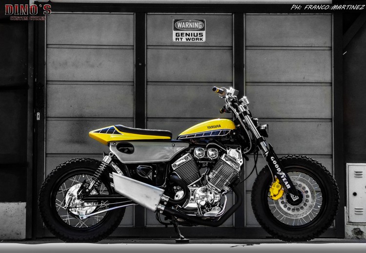 Yamaha XV535 Virago Flat Tracker (1)