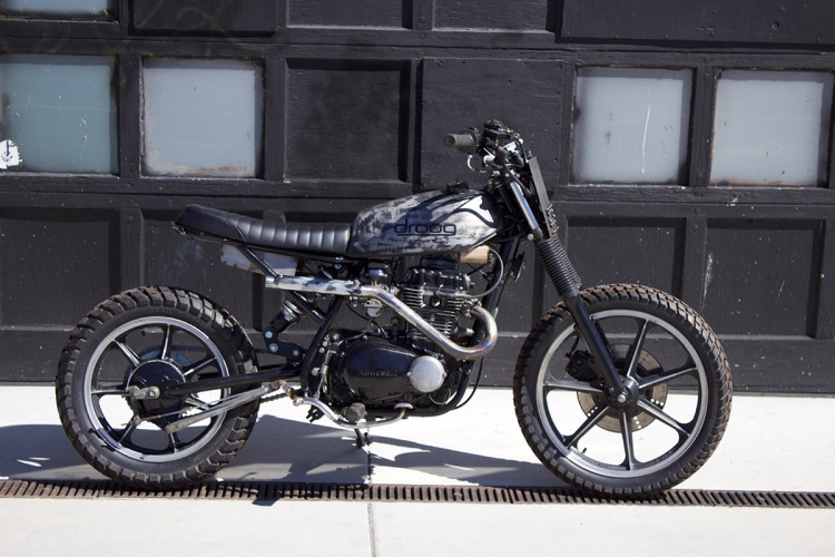 Kawasaki KZ440 Scrambler by Droog Moto BikeBrewers