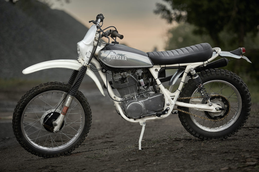 Yamaha SR500-turned-XT Vintage Scrambler by 86 Gear Motorcycles