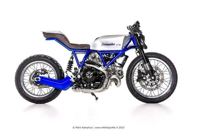 Ducati Scrambler -AL13 Blue- di Moto Puro 08