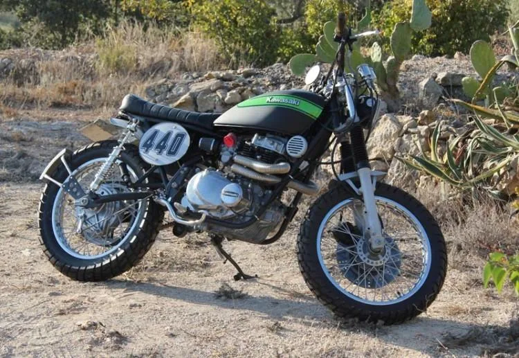 Kawasaki KZ440 Скремблер (2)