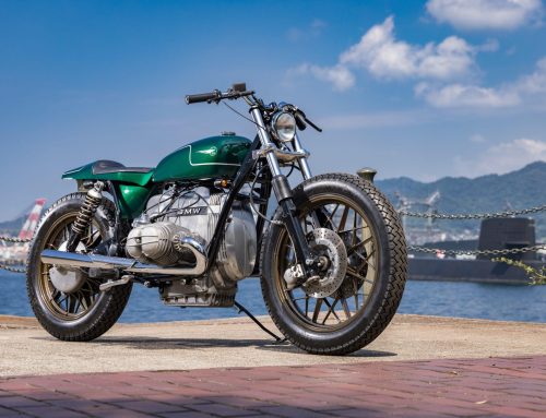 Salty Green, a HEIWA MC BMW R100 Custom Motorcycle